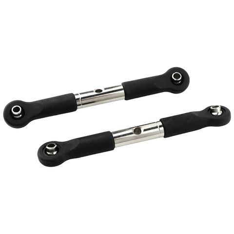 Beefy Drag Link RC Car Parts For 1 To 10 Scale X05 X07W X07 X08 X15W Brushless Monster Trucks And Cars Replacement Rod Linkage Durable High Performance Spare Parts, 2-piece metal rods