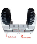 Left And Right Motor Wheel Parts For Robot Vacuums Compatible With Xiaomi And Mijia 1C 2C STYTJ01ZHM LR 2Pcs shown side by side
