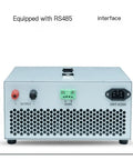 Pro Grade 5KW DC Regulated Power Supply With Massive Current Delivery And Seamless 0 To 10V Variable Output rear view with RS485 interface.