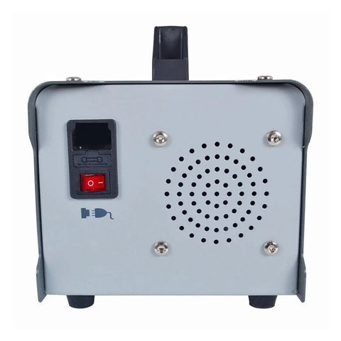 Back view of Auto Body Dent Repair Kit With Induction PDR Heater Machine For Car Dents Paintless Repair Tool, vent and power switch visible.