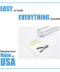 Clear Baby Safety Banister Guard Net, 33 By 10 Feet Roll, installation tools and supplies included for easy setup.
