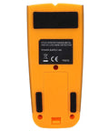 Rcniso Wall Scanner back view, showcasing battery compartment and features for stud, metal, and live wire detection.