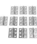 Rotating Concealed Hinges Set For Doors And Cabinets Stainless Steel 10 Pack displayed in a grid