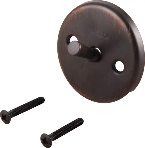 Champagne Bronze Tub And Shower Faucet Kit With Overflow Plate And Screws For Trip Lever Bath Waste, RP31555CZ Compatible