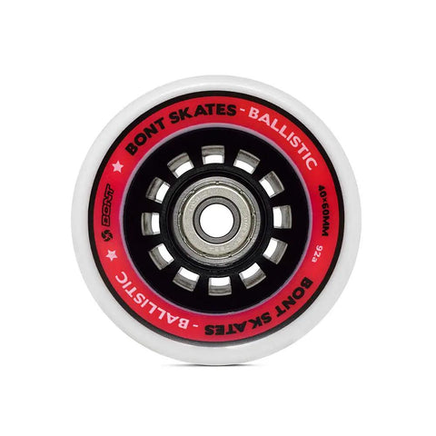 Ballistic Roller Skate Wheels With Bearings For Indoor And Outdoor Quad Skates 60x40mm 92A Durable Wheel Set Pack Of 8