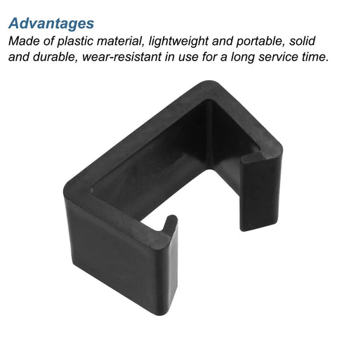 Heavy Duty Patio Furniture Clips 4 Pack 59mm Diameter Rattan Sofa And Wicker Chair Fasteners For Outdoor Garden Black Locks