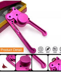 Pro Grade Hydraulic Seal Installation Tool Kit Version 5.0 in pink, showcasing tool detail and packaging for cylinder repair.