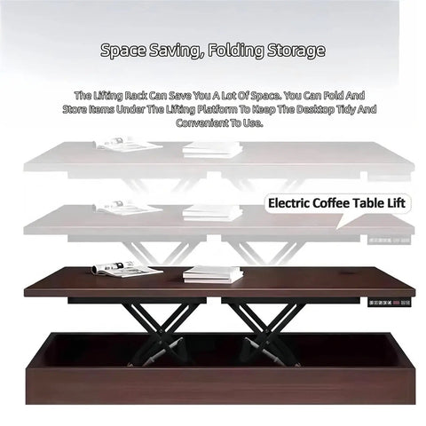 Slick Performance Electric Scissor Lift Table Featuring Super Quiet Motor And Easy Height Adjustments From Four To Sixteen Inches For Laptop Desk Or Camera Stand With Zero Sweat Safety Features, electric coffee table lift with storage.