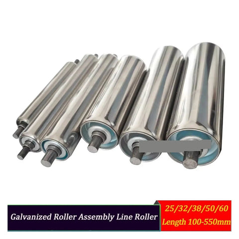Rugged As Nails Heavy Duty Replacement Conveyor Rollers Galvanized Steel Idlers For Assembly Lines And Unloading Systems Built Tough With Flexible Diameters For No Sweat Production Upgrades - Various sizes from 100 to 550mm.