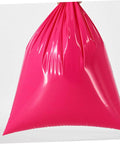 Pink Thickened Waterproof Packaging Bags 17x30cm 100 Pack Tear Resistant Self Seal Poly Mailers for Shipping and Mailing Supplies Perfect for Online Sellers, shown fully inflated.