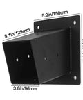 Slanted Roof Pergola Bracket With Wall Mount Angled Corner Bracket And Hardware For 4x4 Outdoor Backyard Pergolas