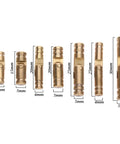 Gold Barrel Hinge Set 20 Pcs Soft Close Concealed Cabinet Hinges For Wooden Cases And Boxes 4mm Or 5mm Diameter With 15mm To 30mm Length