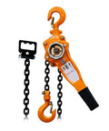 Heavy Duty Hand Pull Hoist 0.8 Ton Manual Chain Tensioner Lifting Rig For Garage, Construction Or Jobsite With 1.5 Meter high reach.