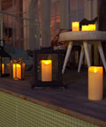 Outdoor Waterproof Flameless Candles With Timers And Remote Control For Porch And Patio Vibe No Mess Cleanup Realistic Wax Look
