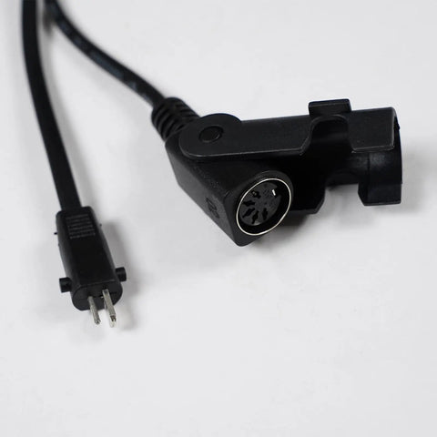 Heavy Duty ML18-024 Power Recliner Replacement Motor With Pre Wired Power Cord showing rugged steel plug connectors for easy setup.