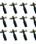 12Pcs M3 Lever Steering Linkage Ball Head Joints With Screws And Nuts For RC Airplane Control Rods And Servo Linkage Kit KT Model Plane Built For Easy No Fuss Fit And Durable Performance, 12 black M3 ball head joints with screws and nuts