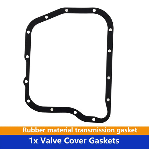 Drop-In Transmission Filter Kit For 14-Bolt RE Auto Transmissions, Includes Internal Pan Filter, Outer Perimeter Seal Gasket, And All-In-One Maintenance Components For Jeep And Dodge Compatibility. Rubber gasket