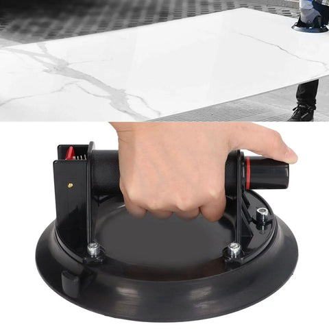 Heavy Duty 8 Inch Glass Suction Cup Lifter With Rubber Base Handles Tiles And Mirrors Up To 520 Pounds for lifting glass.