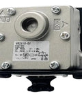 Industrial Pneumatic Delay Valve VR2110 01 Component 1 Piece for Control Systems, metal construction, angled view