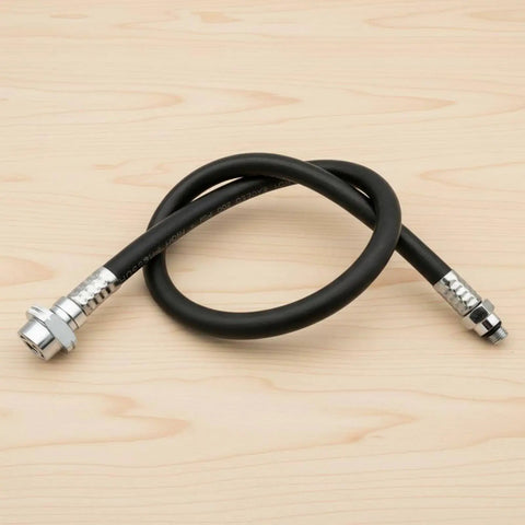 High Quality Pro Diving Dry Suit Hose Low Pressure Inflator Tube Air Connector Rubber Brass Fittings Secure Threads Stable Connection Buoyancy Control Black 32 Inch Long Tough Built Serious Scuba Kick Ass Gear Total Sweet Ride black scuba hose with brass fittings on wood