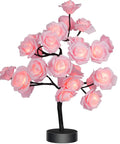 Pink Rose Tree Lamp With Bonsai Style Design And Cozy Soft LED Glow For Bedroom And Living Room Cute Room Decor Gift