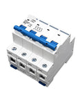 Heavy Duty Mini Circuit Breaker Providing Rock Solid Overload Protection And Instant Short Circuit Shutdown To Keep Home And Auto Electrical Panels Running Like A Charm With Zero Downtime Or Headaches, viewed from front