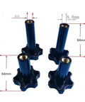 Heavy Duty M10 Clamping Nuts To Swap On Your Soft Serve Ice Cream Machine Flower Grip Knobs Make Fixes A Breeze Durable black screw bolts