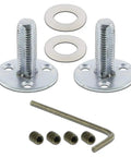 Installation hardware for Classic Rosette With Egg And Dart Round Door Knob For Large Or Traditional Doors Vintage Vibe Hardware