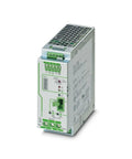Built Like A Tank 24 Volt 20 Amp Din Rail Switching Power Supply with terminals, designed for reliable factory automation.