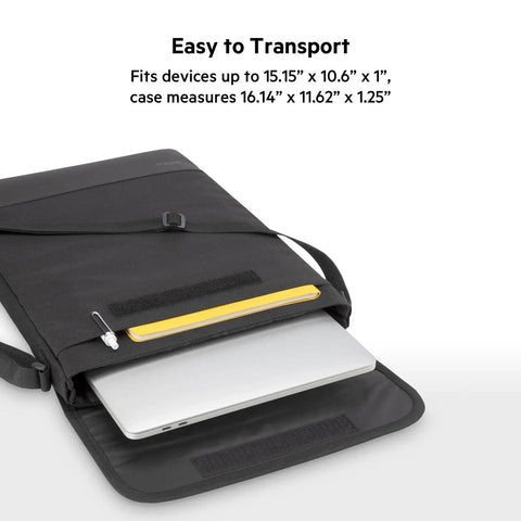 Keep Your Laptop Fly In This Heavy Duty Sleeve Case With Tough Shoulder Strap For 14 15 Inch Macbook And Chromebook Campus Travel Commute Ready Shock Resistant Daily Carry Bag