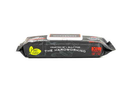 Heavy Duty Cleaning Wipes For Paint Prep And Degreasing, Flat Pack Travel Size Towels, front view packaging