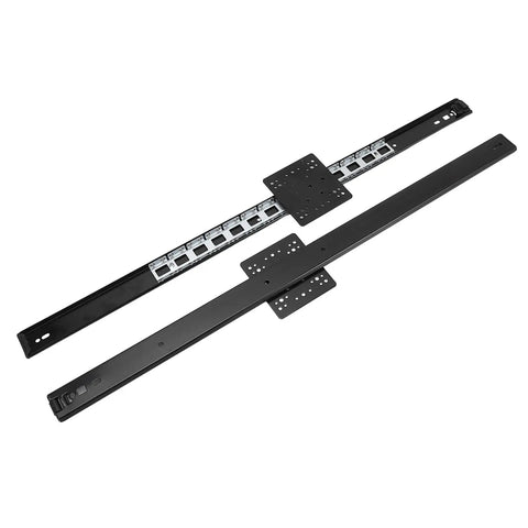 Beefy Heavy Duty Drawer Slides, 2-Section Ball Bearing Runners For Wall Cabinets, 26 Inch Length, 650mm, 20kg Load Capacity, Easy Side Mount Install, Smooth Quiet Operation, Durable Metal Slides side view
