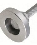 Close-up of Heavy Duty Adjustable Furniture Feet Set, stainless steel M8x50mm leg for machines, tables, cabinets with silent pad