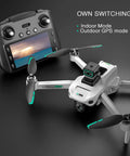 4K GPS Camera Drone With Obstacle Avoidance and Auto Return, Brushless FPV Motors, 5G Transmission, Remote Controller With Screen