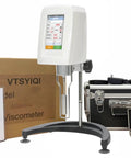 Digital Rotary Viscometer With Five Inch Touch Screen And Four Stainless Blades Offering Legit Accurate Readings For One To One Hundred Thousand MPaS with accessories.