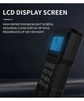 LCD display screen of Your New Go-To Pro Leeb Hardness Tester Knocks Out Manual Guesswork For Metal Checkups On Stainless Steel Copper Aluminum.