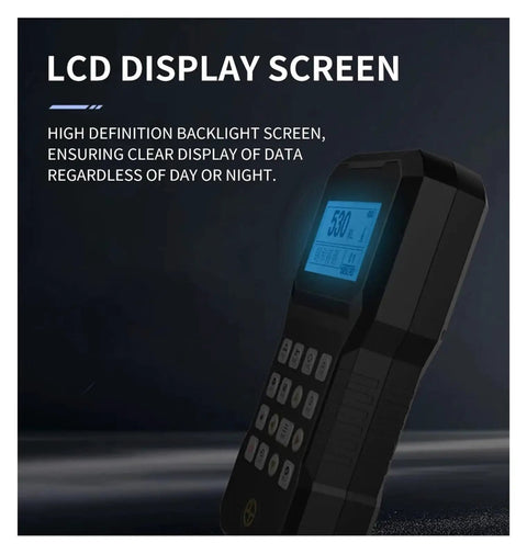 LCD display screen of Your New Go-To Pro Leeb Hardness Tester Knocks Out Manual Guesswork For Metal Checkups On Stainless Steel Copper Aluminum.