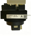 Mitsubishi NF50-SVFU breaker with F-03SVUL2 external handle, 54mm DIN rail mount, for CNC control cabinets