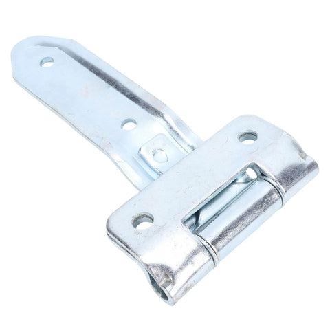 8 Inch Trailer Door Hinge Strap For Metal Cargo Utility RV Side Door Enclosed Hinges With Offset Bent Design shown in close-up