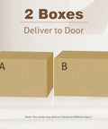 Shipping boxes A and B for Cozy Leather 360 Degree Swivel Rocker Recliner With Massage, Side Pockets And Cup Holders