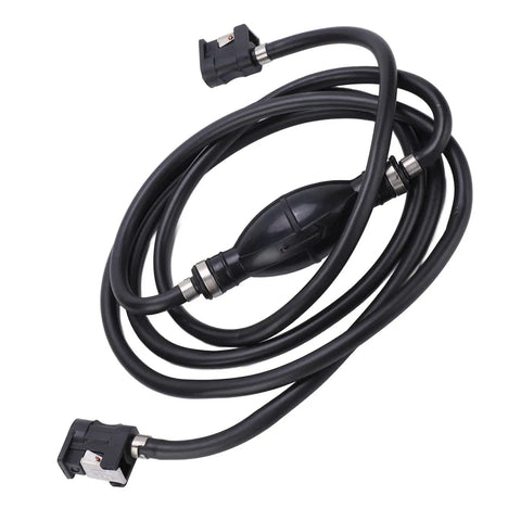 Outboard Boat Fuel Tank Connectors Kit With Lightweight Rubber Hose And Quick Connect Button For Hidea Motors And Other 85HP Class Engines Easy To Use Fuel Transfer Pump Kit For Offshore Tubing And Reliable Fuel Handling