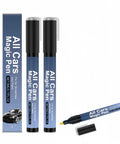 Smooth Roll Ready In Minutes With This Magic Car Scratch Remover Pen Two Pack Quick Auto Paint Fixer For Beaters Or Brands Fixing Scratches Swirls And Mirror Edge Scuffs On Any Daily Driver, featuring two pens and box.