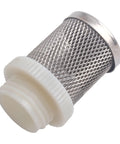 Stainless Steel Pump Suction Strainer Basket With Plastic Threaded Connector Hose Filter For Garden Irrigation Systems Rain Barrel Accessories