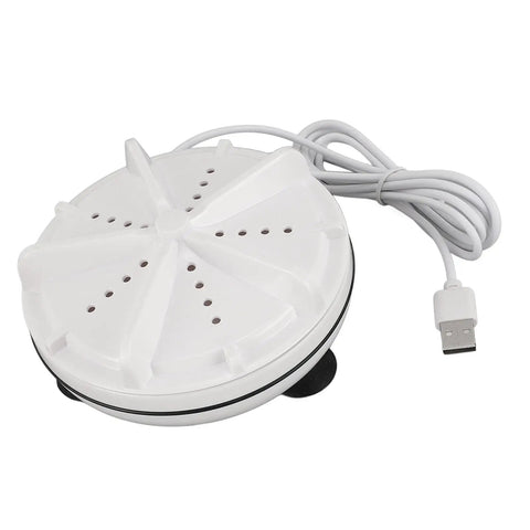 Ultra Compact Portable Mini Washer For Travel And Small Places Leverages Dual Spin Action with foldable design for quick laundry.