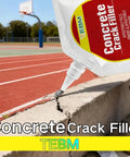 Heavy Duty Concrete Crack Filler And Dense Mineral Weed Barrier Joint Sealer For Patios And Pavers for filling cracks on a sports track.