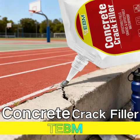Heavy Duty Concrete Crack Filler And Dense Mineral Weed Barrier Joint Sealer For Patios And Pavers for filling cracks on a sports track.