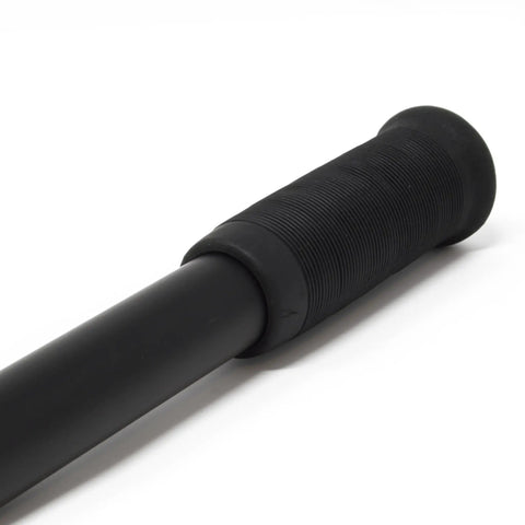 Carpet Film Applicator Workhorse handle close-up with black grip, part of 42 Inch Handle All Steel Construction for easy use