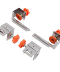 Heavy Duty Drawer Panel Fixing Clamps Set 2 Pairs Stainless Steel With 410 Gasket Rock Solid Clamping Tool For Large Drawer Install Keeps Front Flat And Aligned During Panel Fit