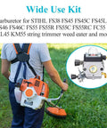Premium Replacement Carburetor Kit For STIHL FS55 FS55R FS45 FS38 HL45 Weed Eater And Hedge Trimmer Rebuild Kit With Fuel Line