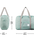 Spirit Airlines Compatible Foldable Travel Duffel Bag Tote Carry On Luggage For Weekender And Overnight Trips Waterproof